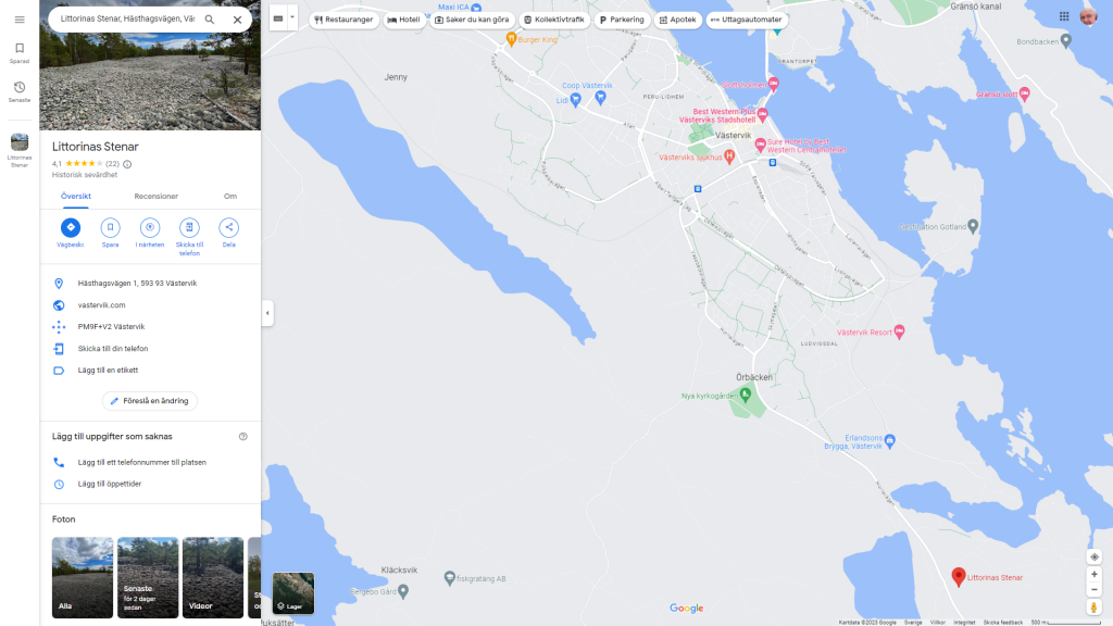 från Google Maps